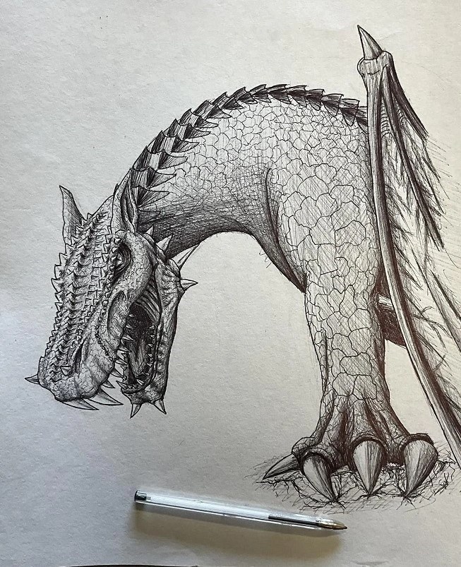 tattoo projet dragon personnalisé