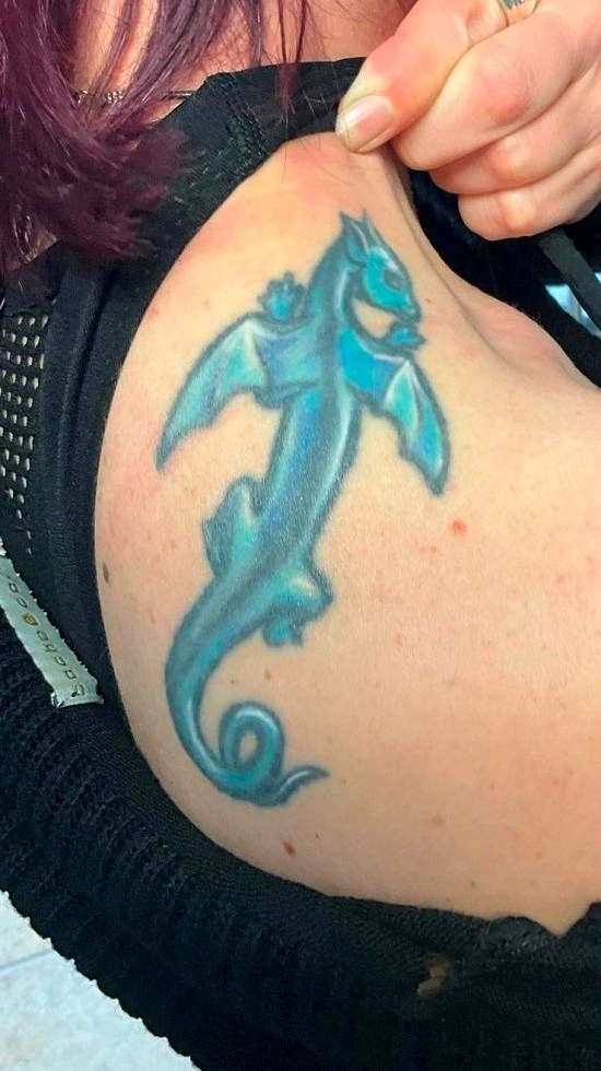 tatouage dragon passé